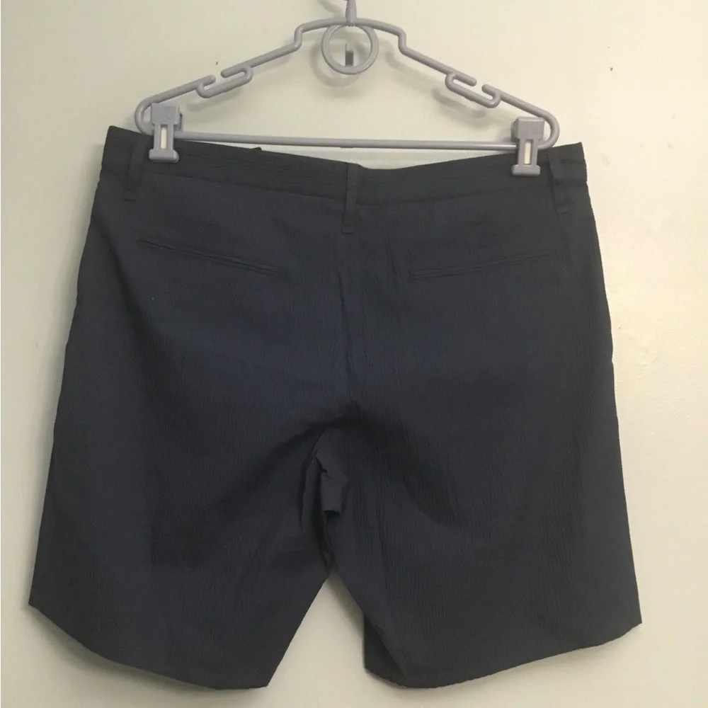 rag & bone Navy Flat Front Shorts